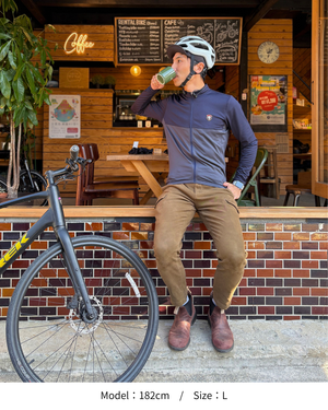 ゆったり走る日の“ワンサイズアップ”スタイル