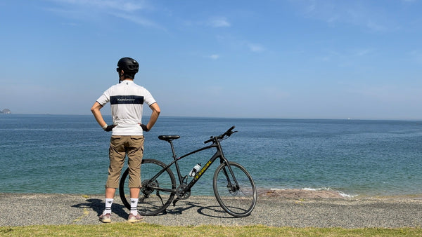 【REVIEW】景色を感じながらゆっくり走る日。 裾ベルト付き クロップドパンツ