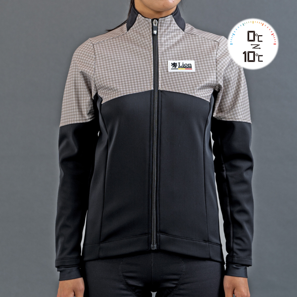 Ladies Windproof Jacket Houndstooth