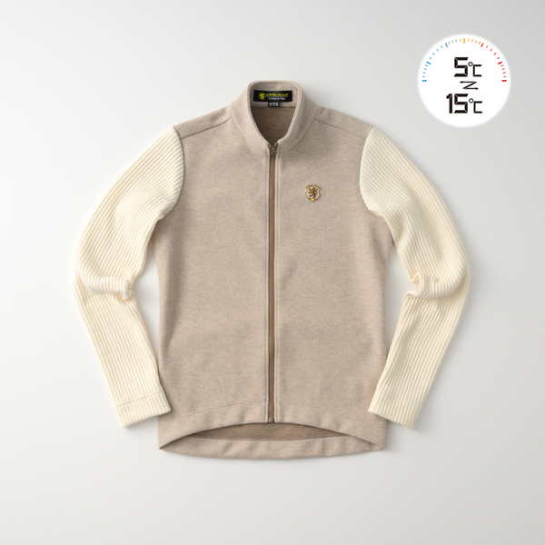 ハイブリッドニットジャケット