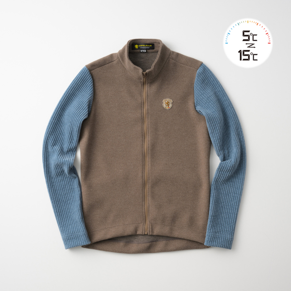 ハイブリッドニットジャケット