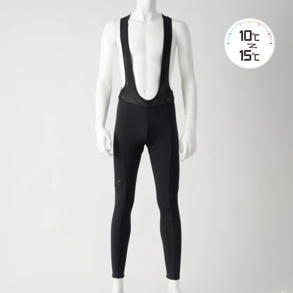 Light Warm Bib Tights 2 Black Pro Ride Pad
