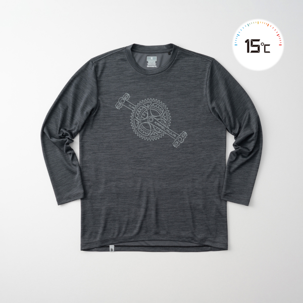 Long-sleeve dry fit T-shirt Crankset
