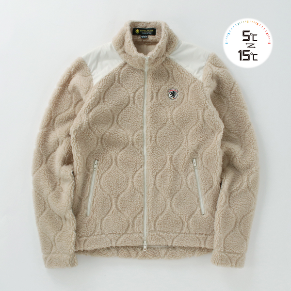 キルティングボアジャケット