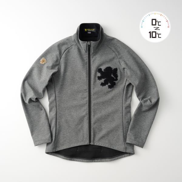 ライオンエンブレム付き防風ジャケット