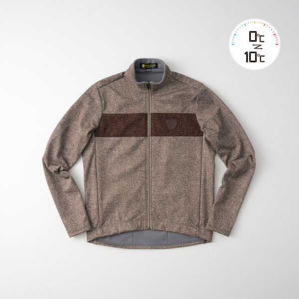 Windproof jacket with Viscotecs print