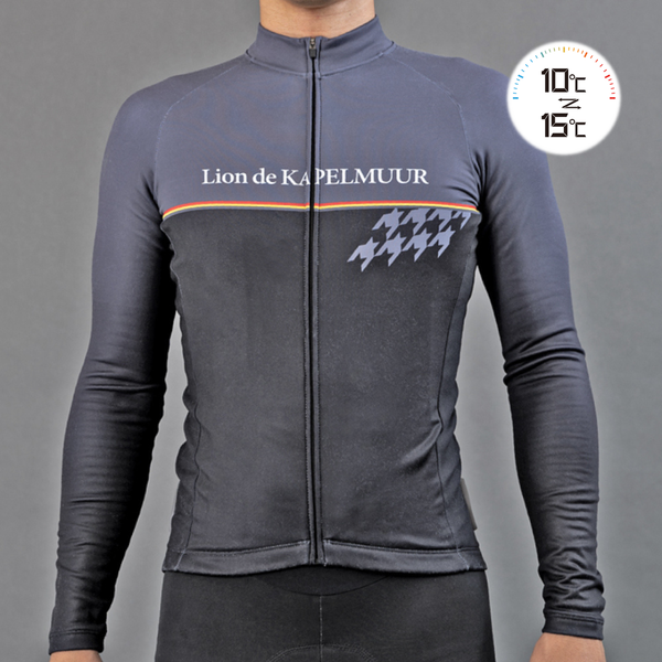 ライトウォームジャージ　千鳥チップ