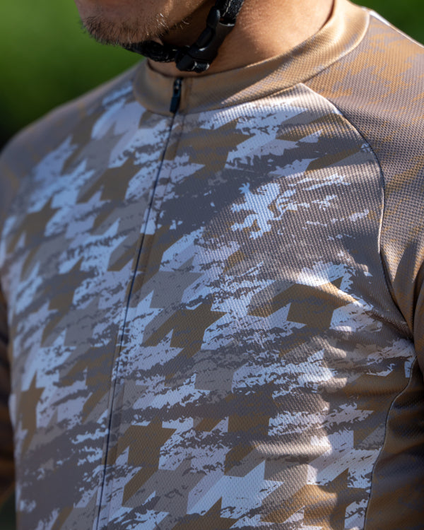 グランジ千鳥プリントジャージ