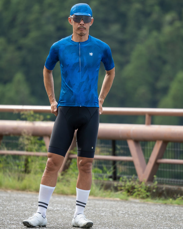 プリント半袖ジャージ ドット千鳥