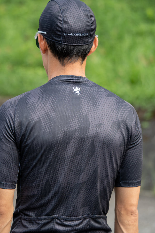 プリント半袖ジャージ ドット千鳥