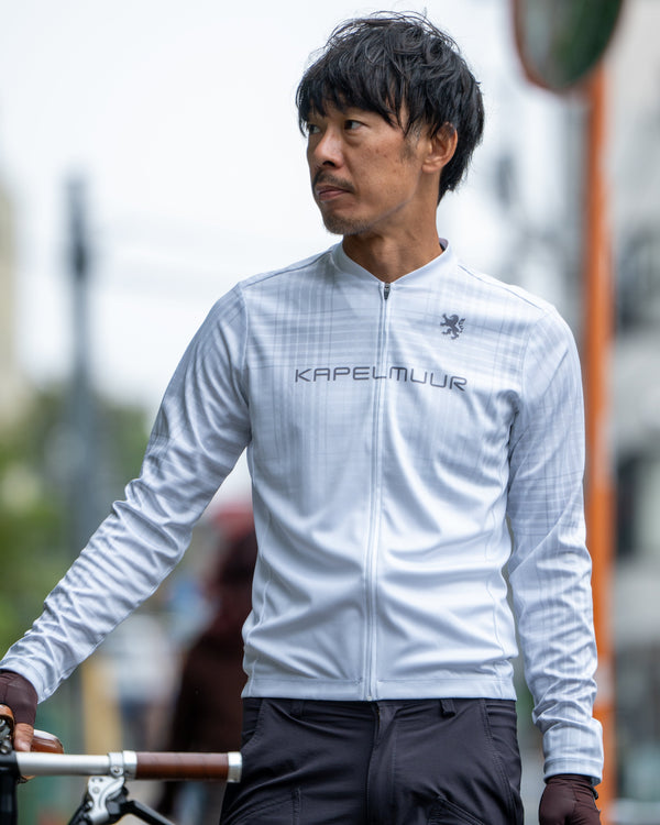 Printed Long Sleeve Jersey Tartan Check