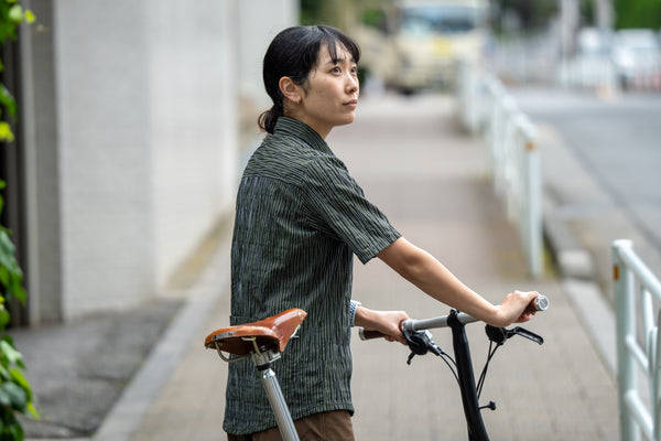 ランダムストライプシャツジャージ