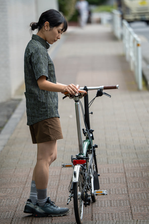 ランダムストライプシャツジャージ