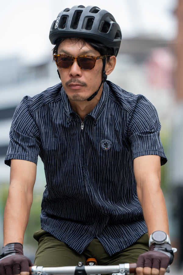 ランダムストライプシャツジャージ