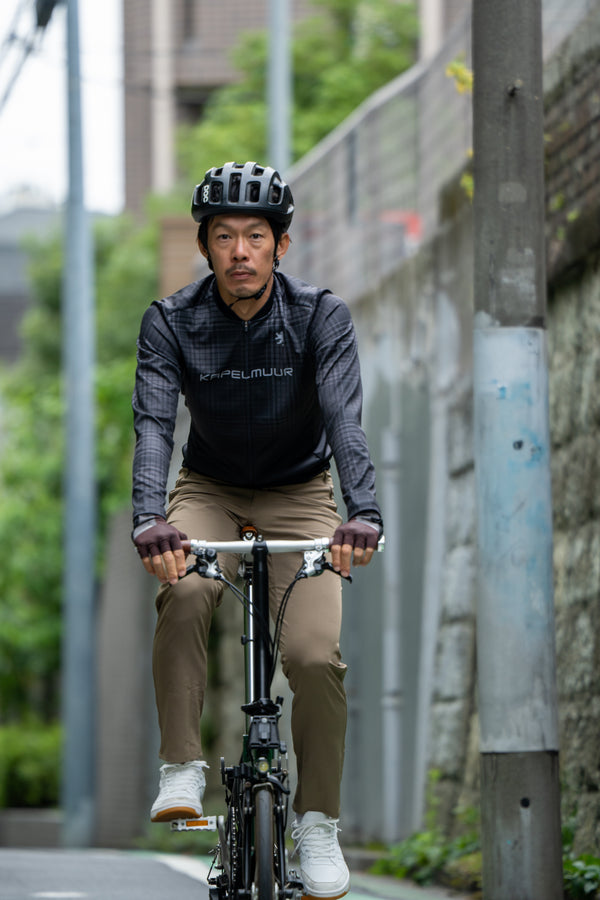 Printed Long Sleeve Jersey Tartan Check