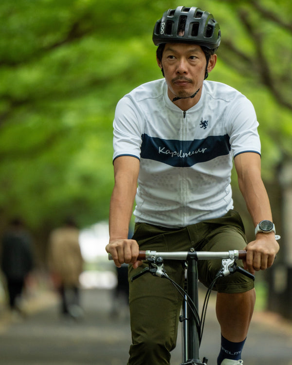 Printed short-sleeved jersey in lion check