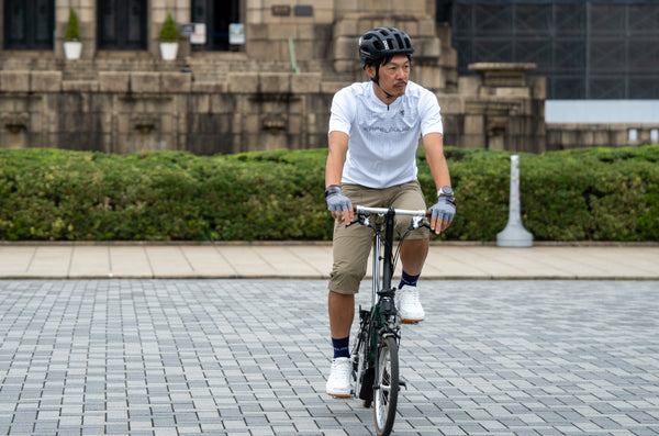 裾ベルト付クロップドパンツ2 膝上ポケット