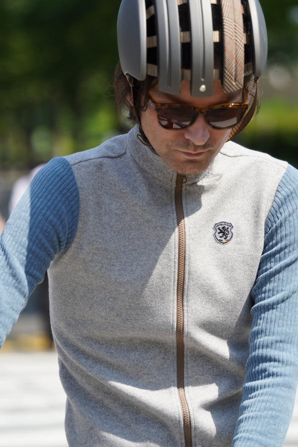 Hybrid knit jacket