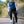 Stretch wind vest in ripstop with back pocket