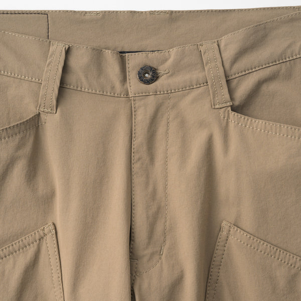 裾ベルト付クロップドパンツ2 膝上ポケット