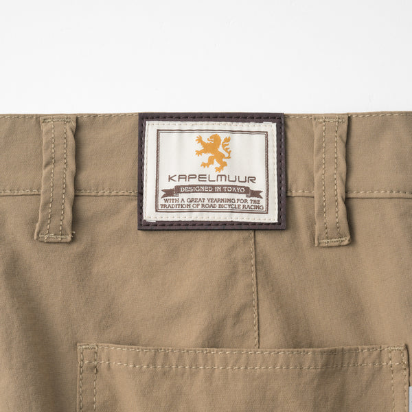 裾ベルト付クロップドパンツ2 膝上ポケット