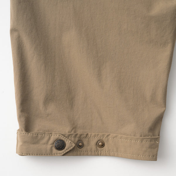 裾ベルト付クロップドパンツ2 膝上ポケット