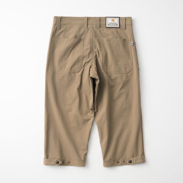 裾ベルト付クロップドパンツ2 膝上ポケット