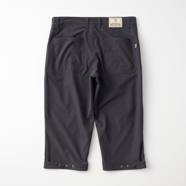 裾ベルト付クロップドパンツ2 膝上ポケット