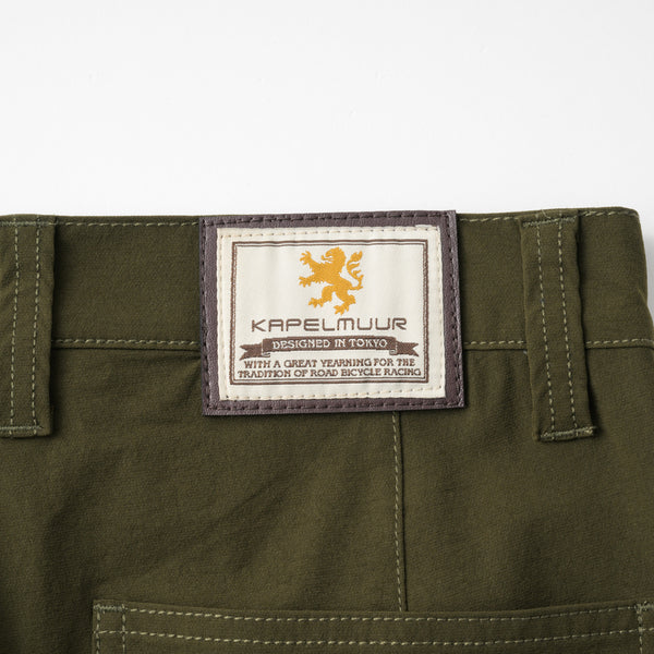 裾ベルト付クロップドパンツ2 膝上ポケット