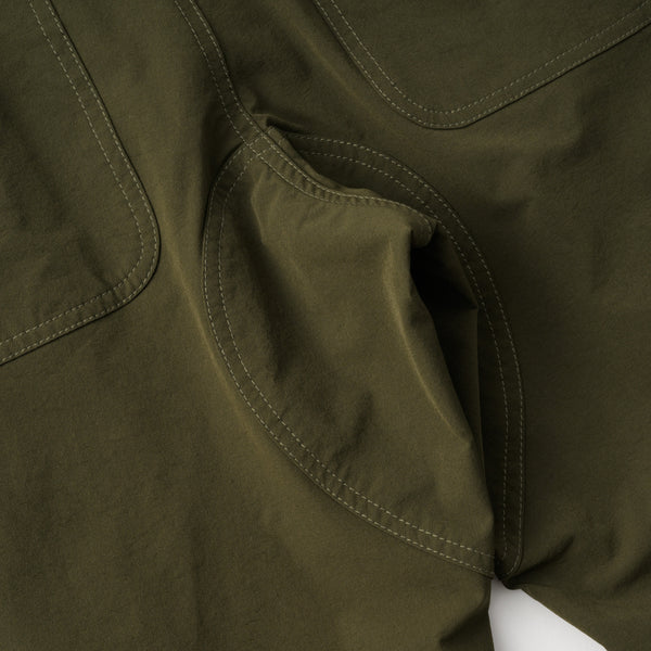 裾ベルト付クロップドパンツ2 膝上ポケット