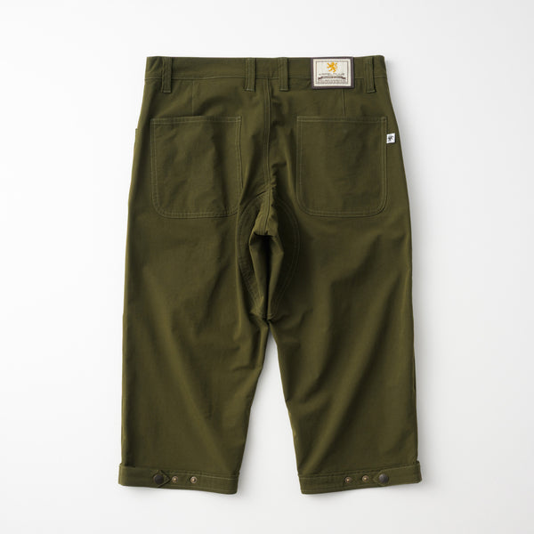 裾ベルト付クロップドパンツ2 膝上ポケット