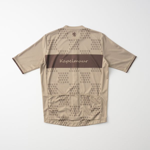 Printed short-sleeved jersey in lion check