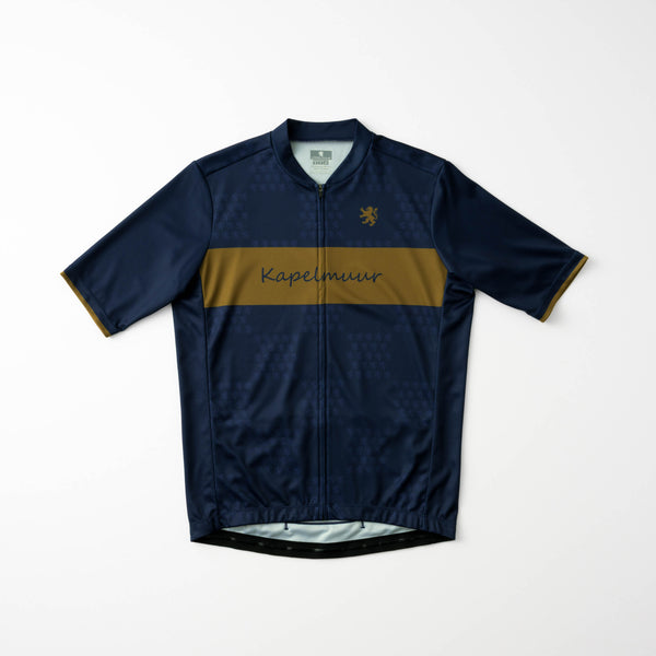 Printed short-sleeved jersey in lion check