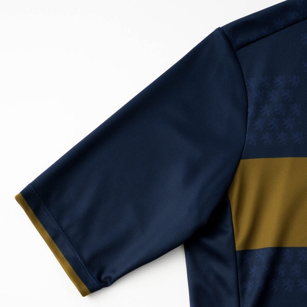 Printed short-sleeved jersey in lion check