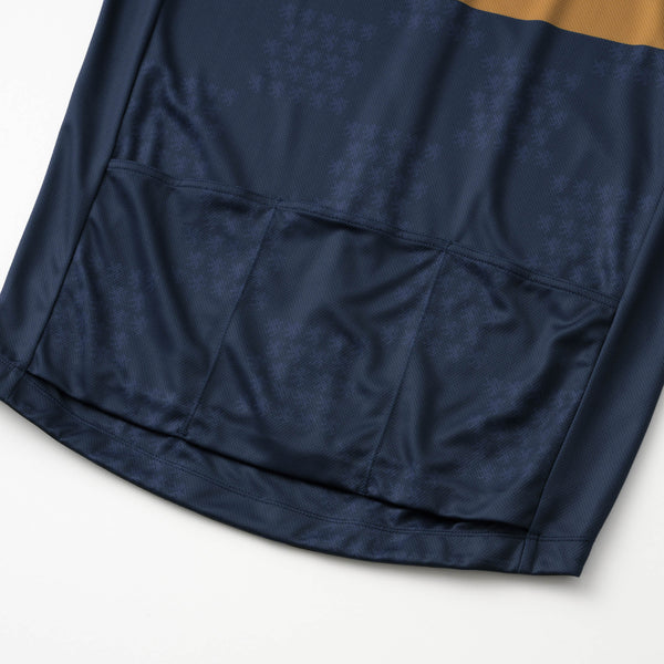 Printed short-sleeved jersey in lion check