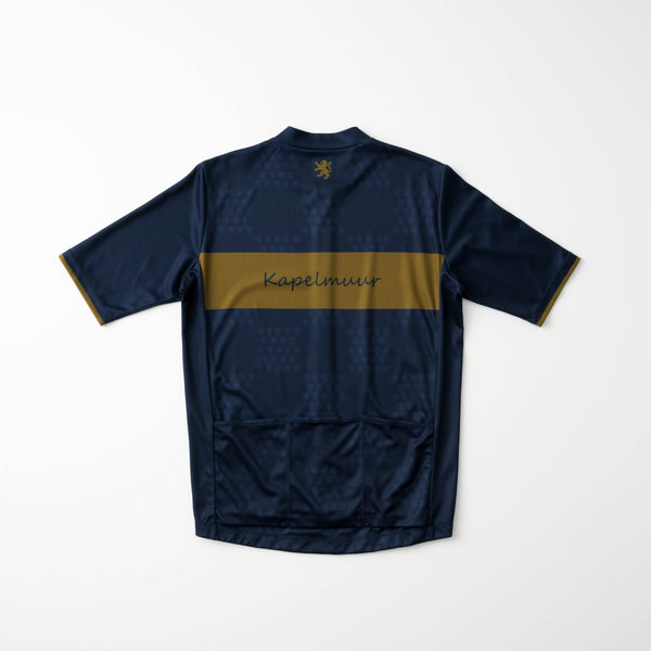 Printed short-sleeved jersey in lion check