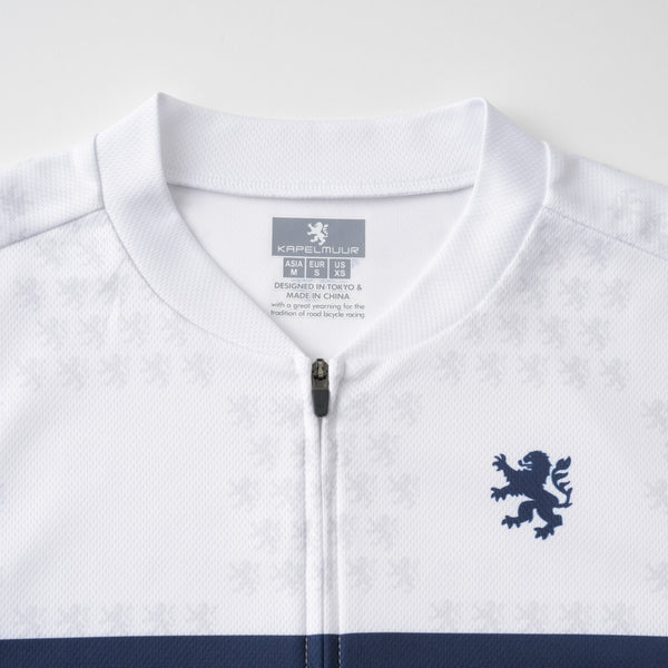 Printed short-sleeved jersey in lion check