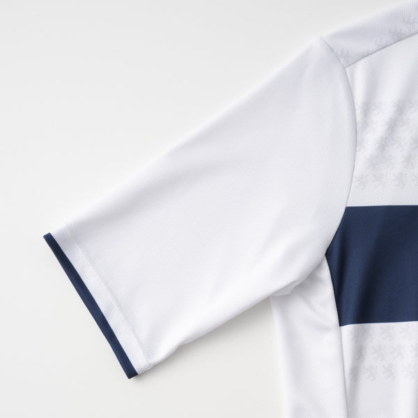 Printed short-sleeved jersey in lion check