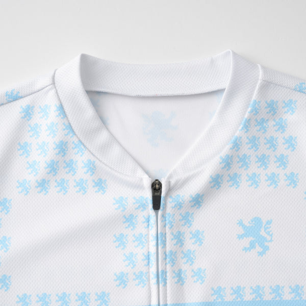 Women's Printed Short Sleeve Jersey Lion Check