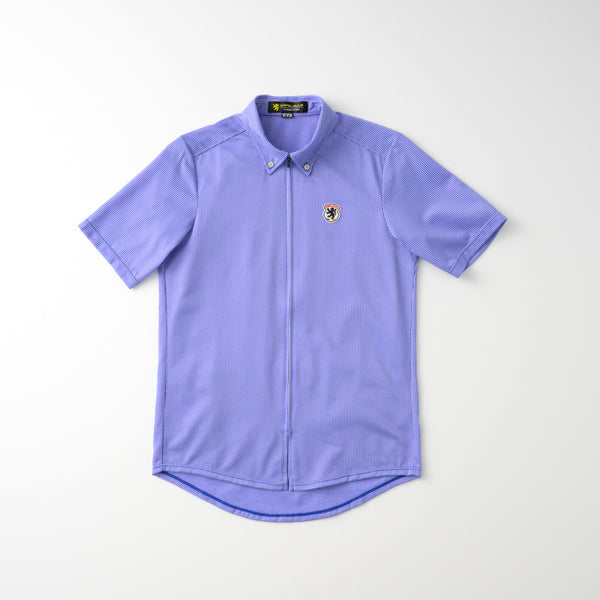 Short sleeve shirt jersey striped navy x black