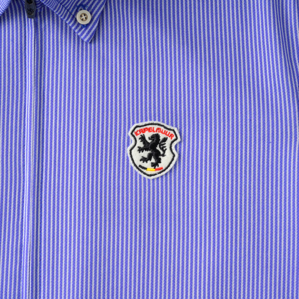 Short sleeve shirt jersey striped navy x black
