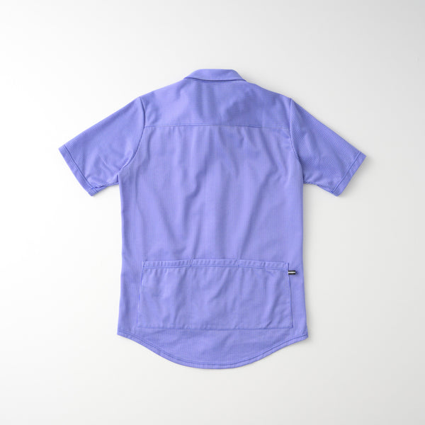 Short sleeve shirt jersey striped navy x black