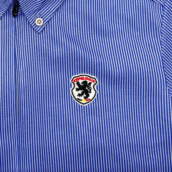 Short sleeve shirt jersey striped navy x black