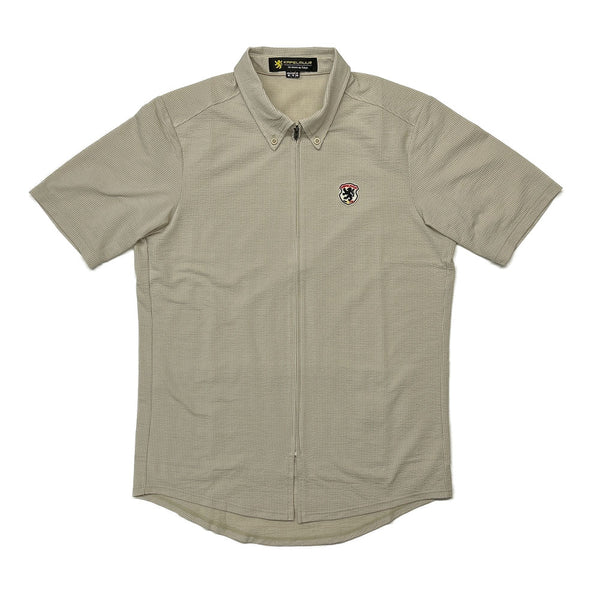 Short sleeve shirt jersey striped navy x black