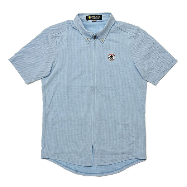 Short sleeve shirt jersey striped navy x black