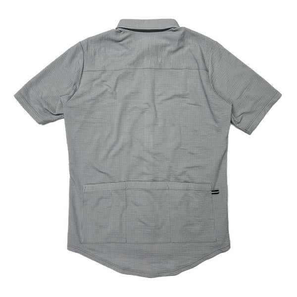 Short sleeve shirt jersey striped navy x black