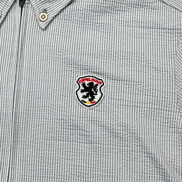 Short sleeve shirt jersey striped navy x black