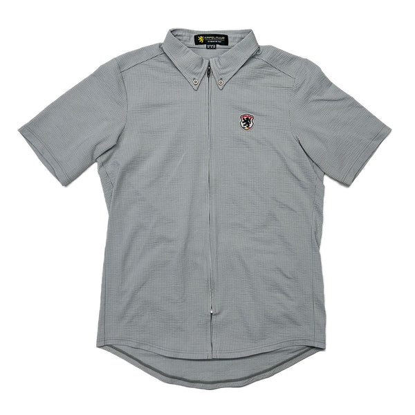 Short sleeve shirt jersey striped navy x black