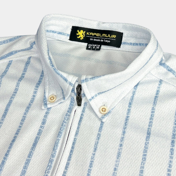 [Store exclusive] Long sleeve chambray stripe shirt jersey