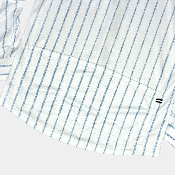 [Store exclusive] Long sleeve chambray stripe shirt jersey